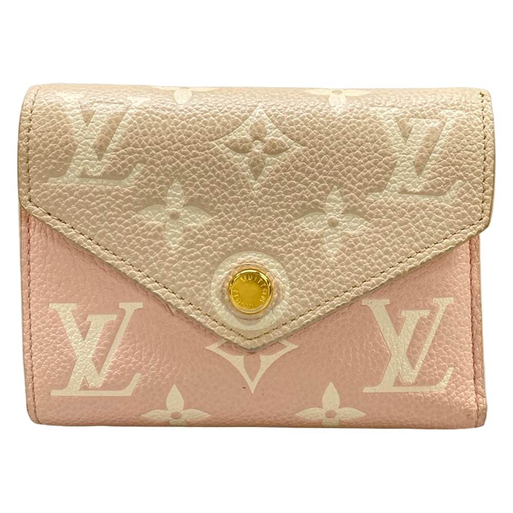 Louis Vuitton Portefeuille Victorine Bicolor Monogram Amplant Trifold Wallet